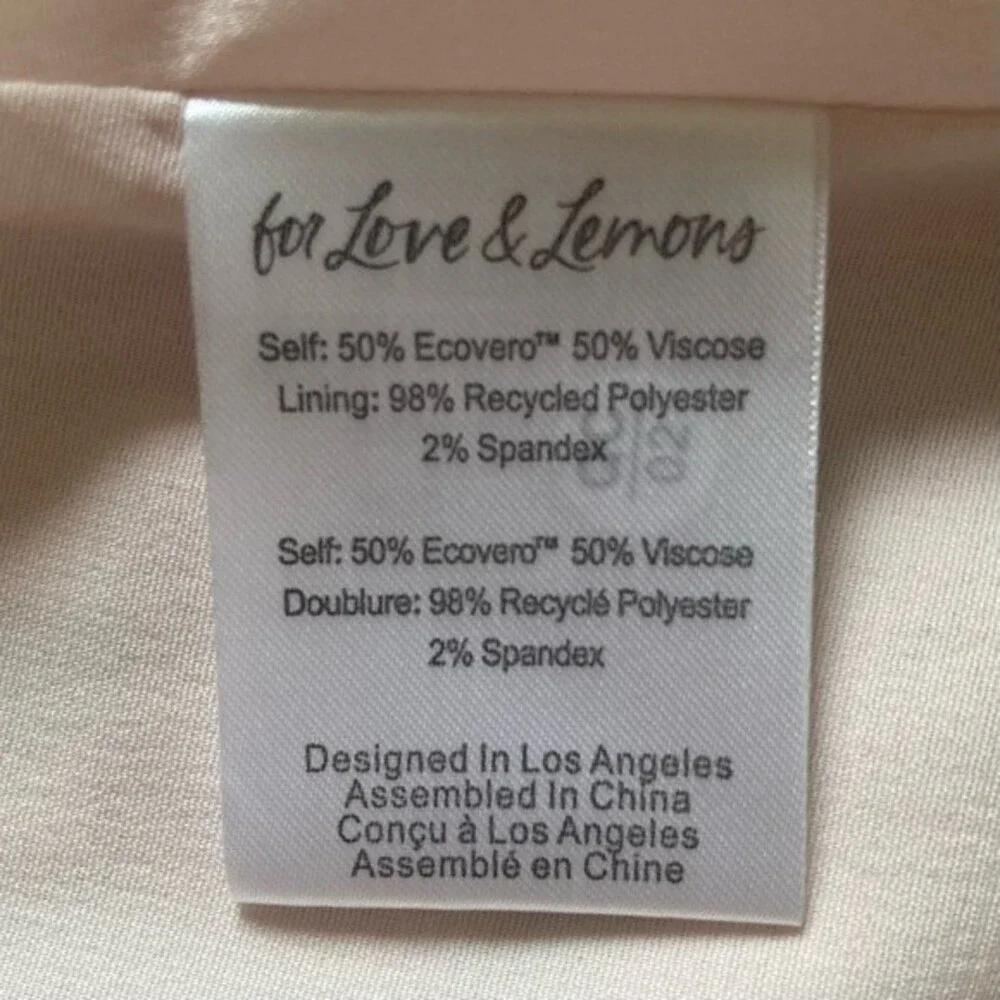 NEW For Love & Lemons Aiko Green and Blush Geometric Print Mini Skirt Size M
